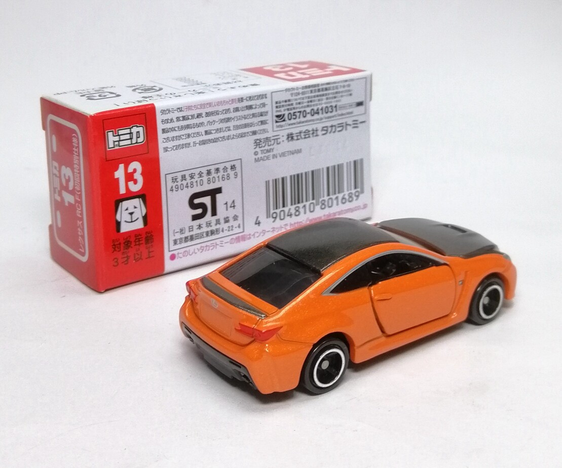 TOMICA 13 LEXUS RC F 1/59 TOMY New UNOPENED | eBay