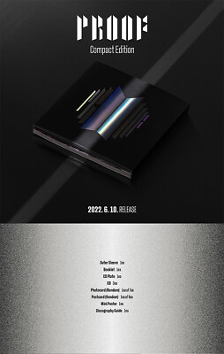 BTS PROOF Album COMPACT+STANDARD SET 6CD+POSTER+Book+Card+Weverse
