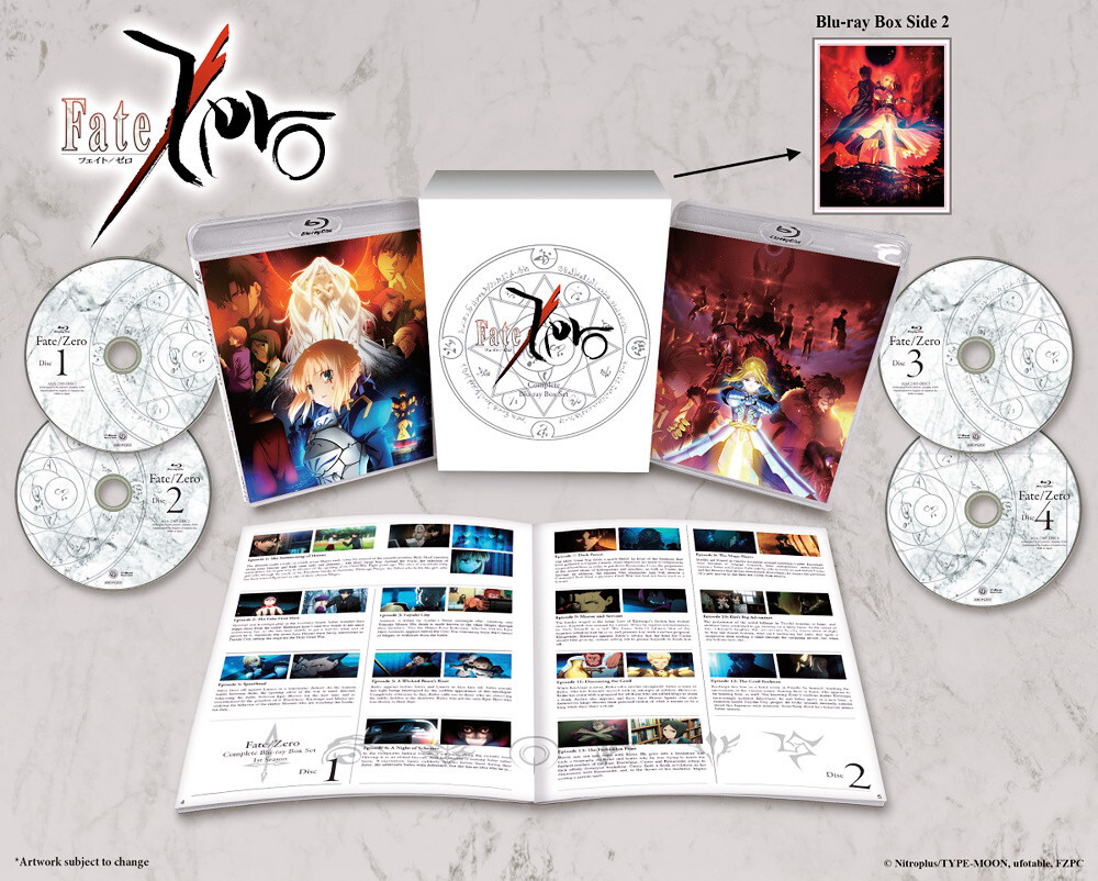 Fate/Zero Complete BLURAY Box Set | eBay