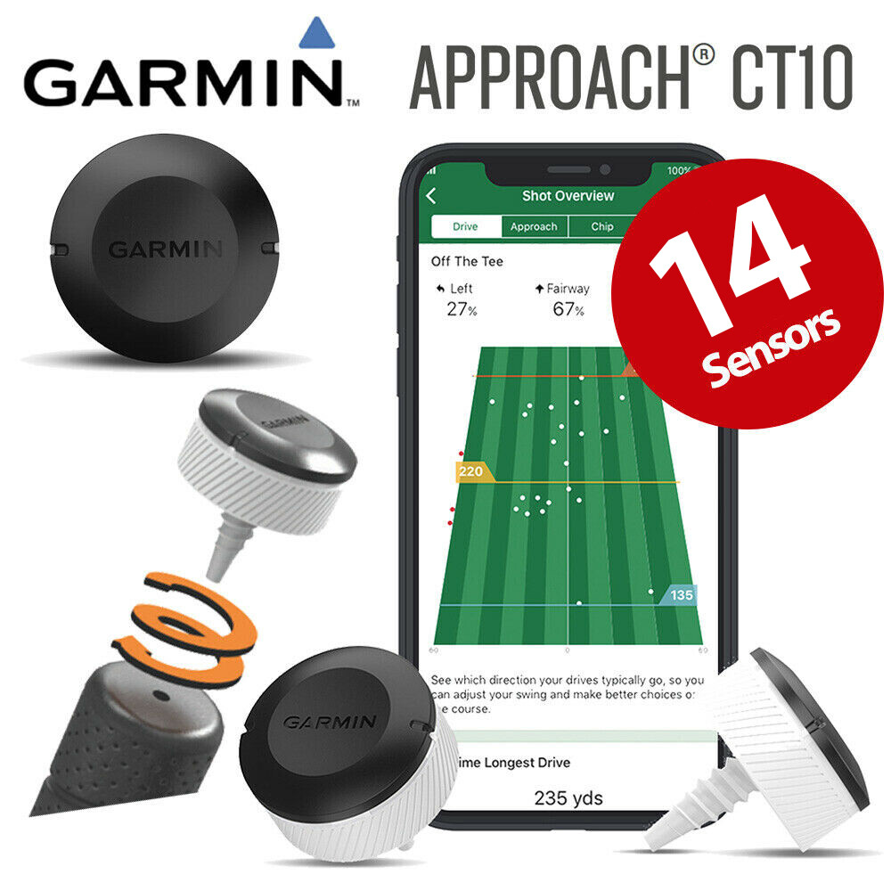 Garmin Approach CT10 Automatic Club Tracking System - Full Set (14