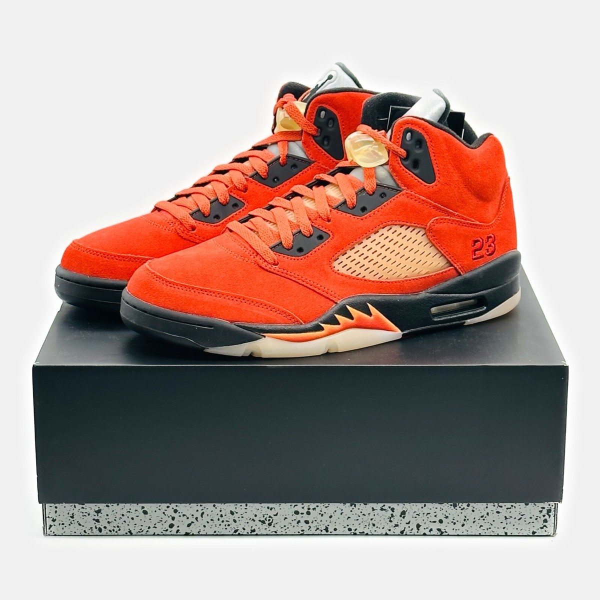 DD9336-800 Nike Air Jordan 5 Dunk on Mars For Her Fire Red Black