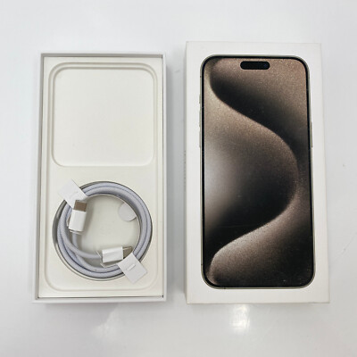 Apple iPhone 15 Pro Max - 1TB - Natural (Unlocked) - Open Box | eBay
