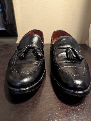 Allen Edmonds Grayson Black #8217 Tassel classic slip on Loafer