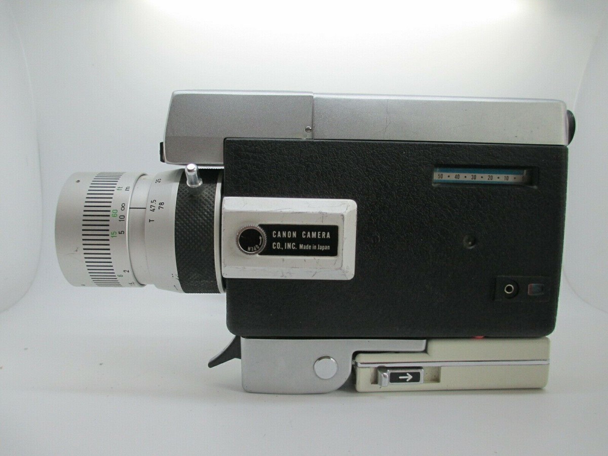 Canon Zoom 518 Super 8 Movie Video Film Camera Tested Working Film