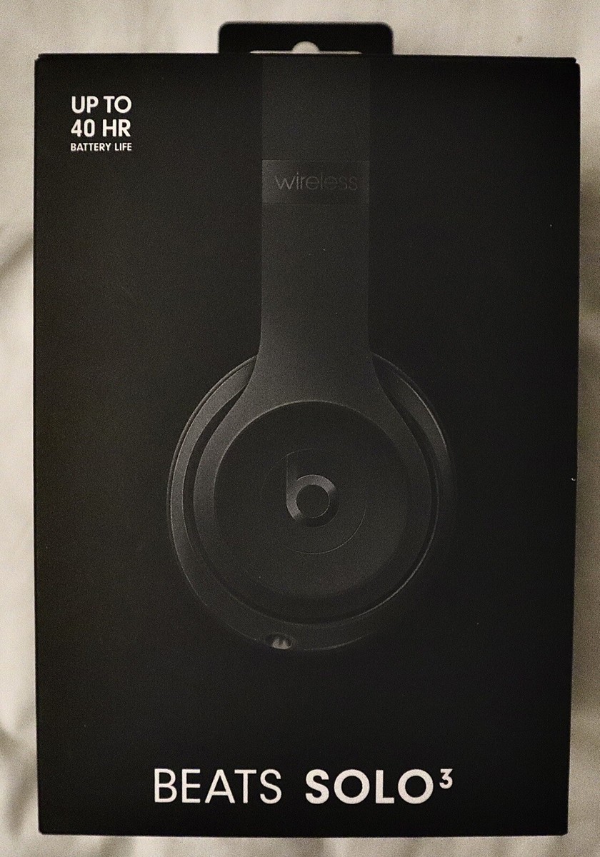 Beats by Dre. Solo 3 Wireless - black stereo bluetooth headphones