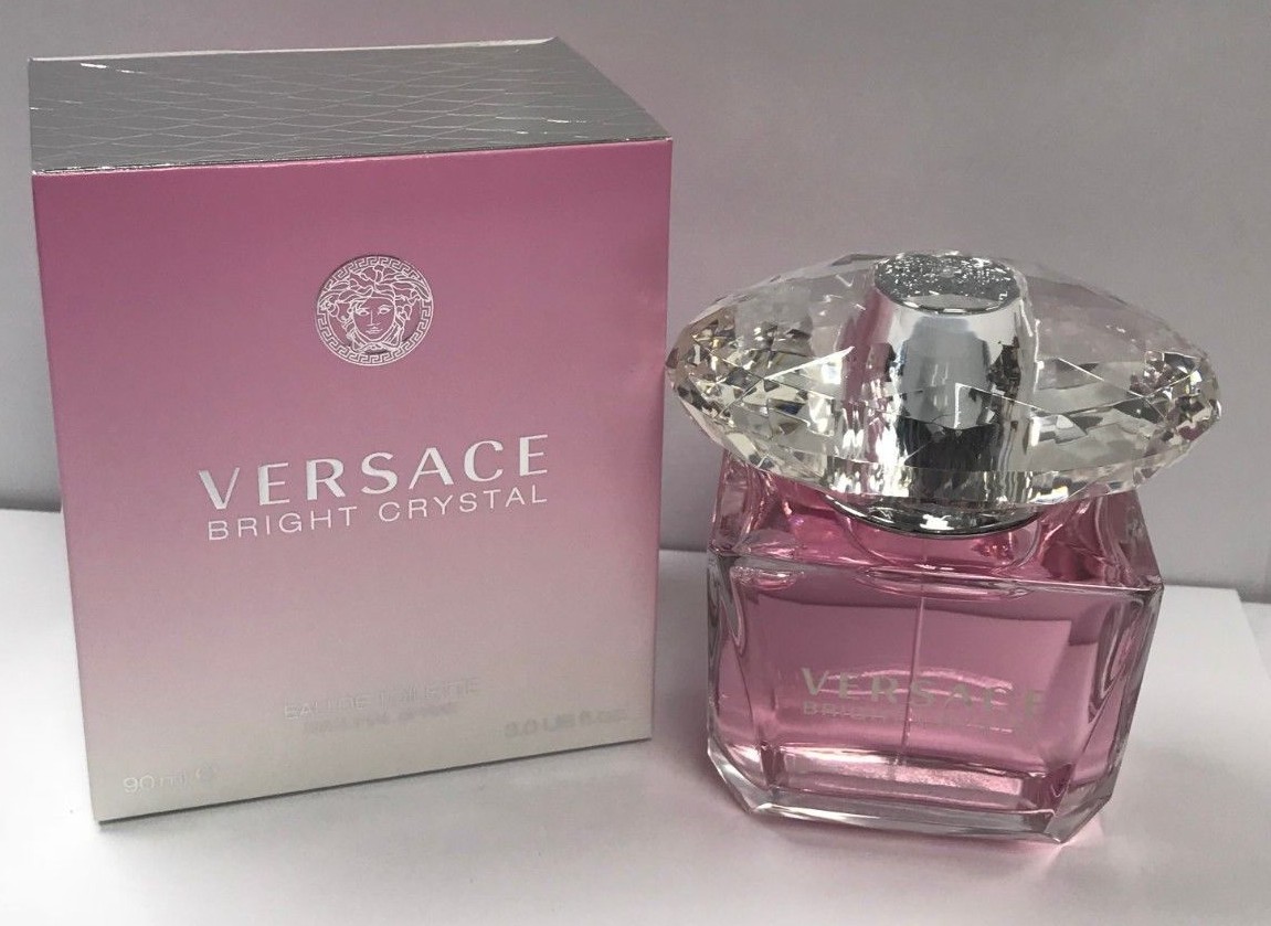 Versace Bright Crystal 3 Oz-90 ML Spray Eau De Toilette Natural