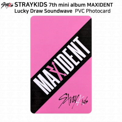 Stray Kids 7th Mini Album Maxident SoundWave Lucky Draw Photocard