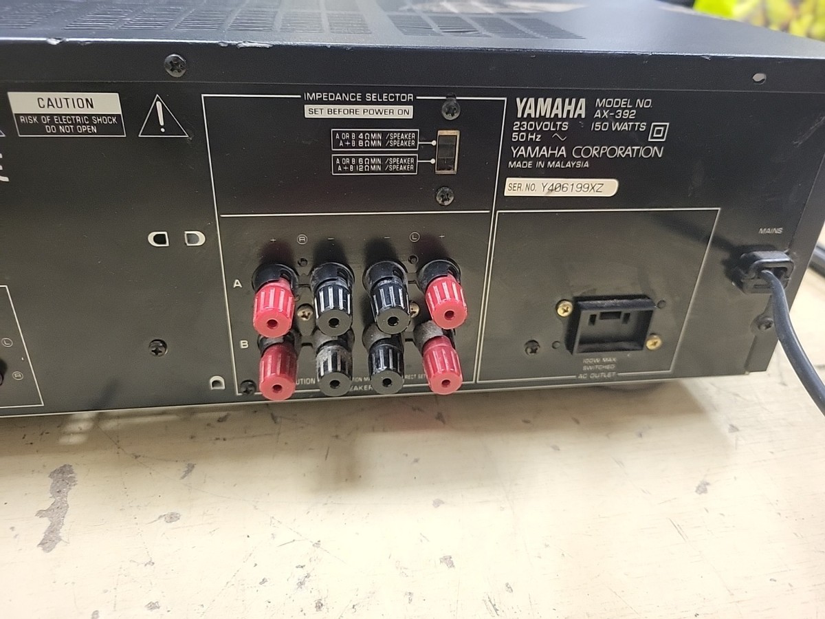 Yamaha AX-392 Stereo Integrated Amplifier | eBay UK