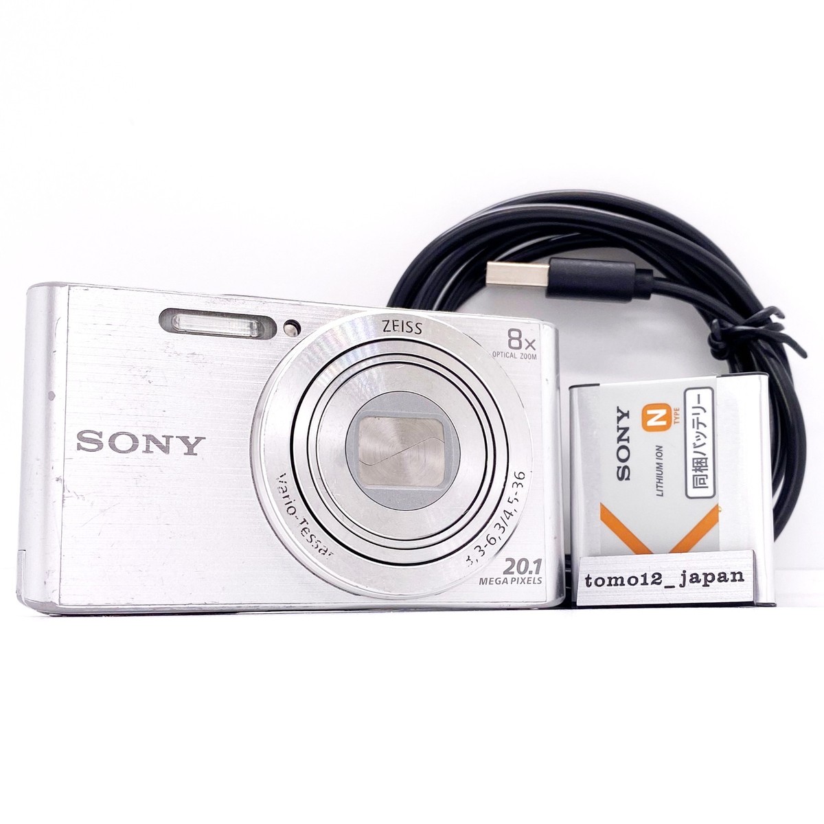 Sony DSC-W830 Silver Cyber-Shot 20.1MP Digital Camera Japanese