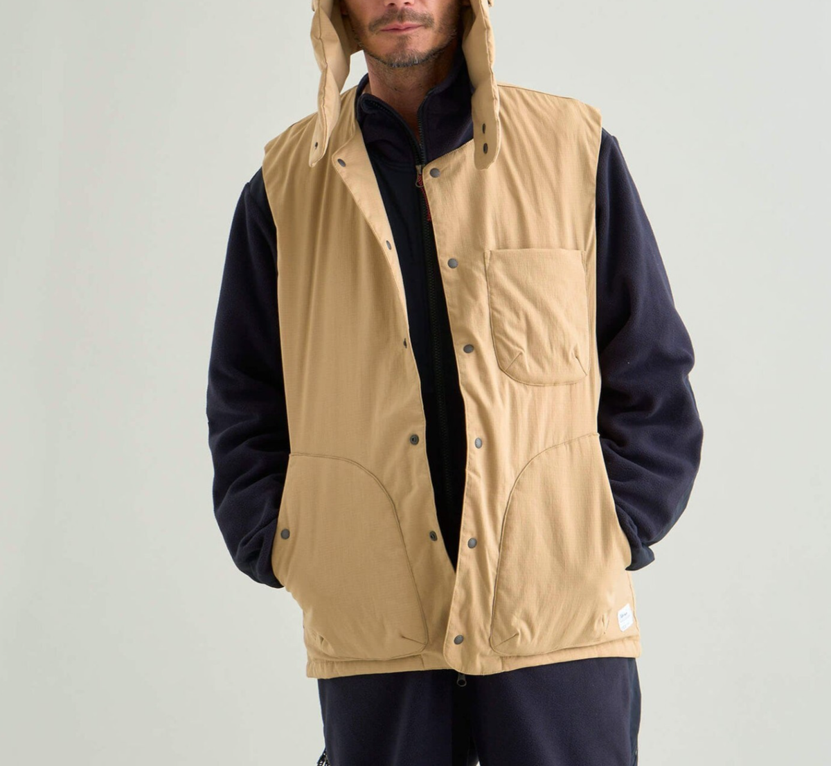 ASK availability first)NANGA HINOC RIPSTOP INNER DOWN VEST(MEN