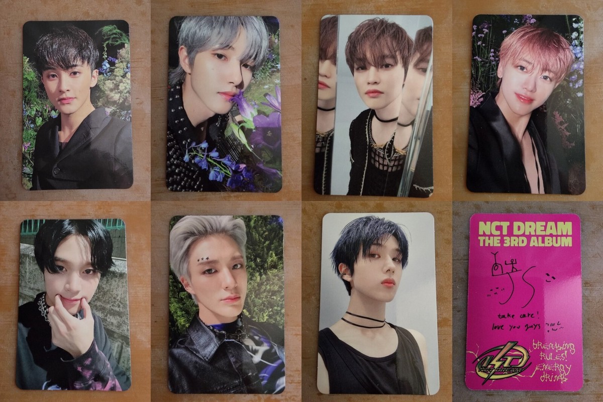 NCT DREAM ISTJ Official PHOTOCARD 3rd Album D2C Walmart Barnes