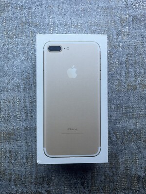 IPHONE 7 PLUS BOX ONLY 128 GB COLOR GOLD | eBay