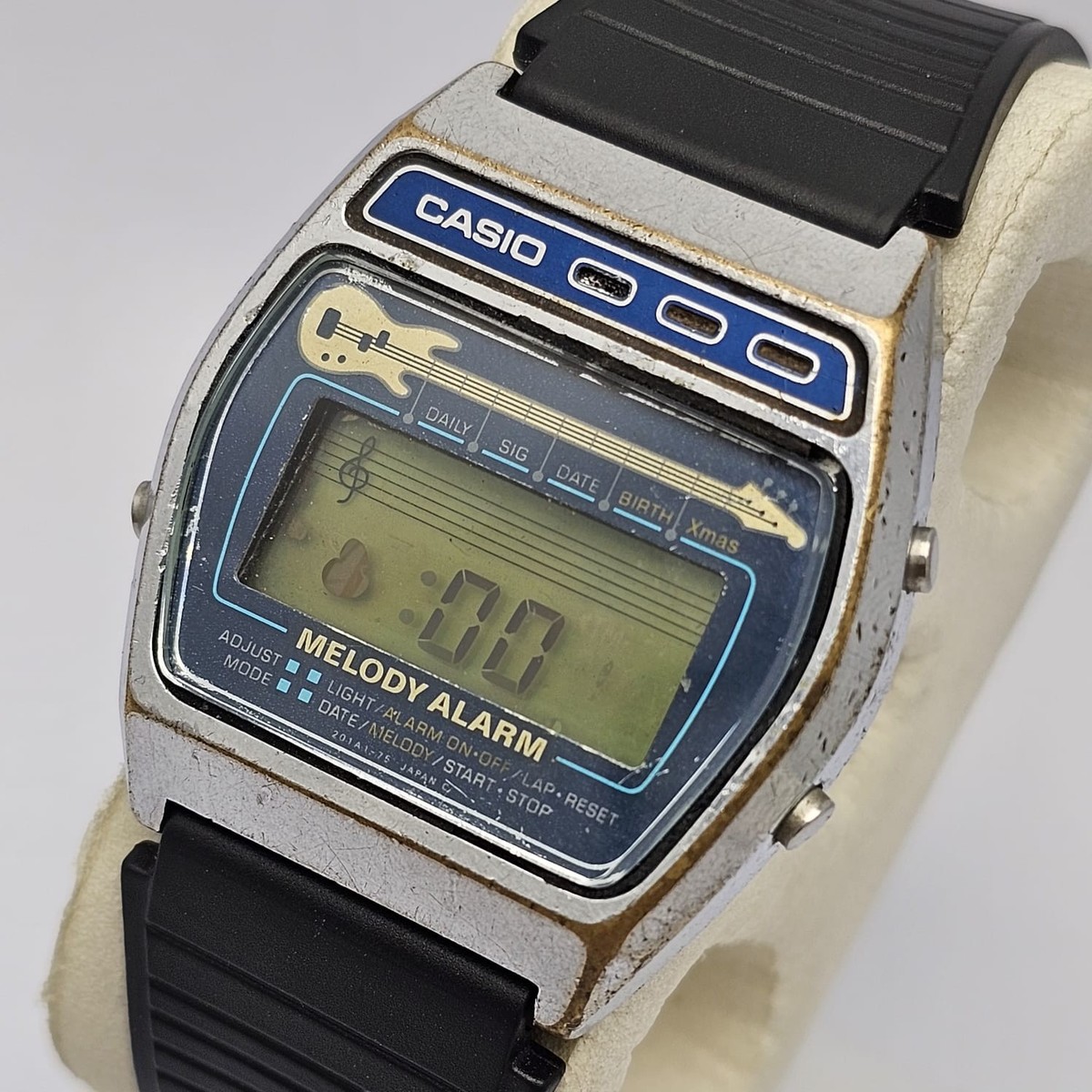 Casio Melody Alarm M-321 Chronograph Quartz Vintage Men's Watch | eBay