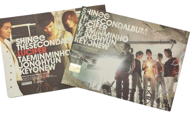 SHINee LUCIFER CD Booklet Korean ver. Type A ＆ B 2nd Album 2010
