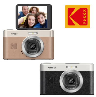 Kodak PIXPRO C1 Tilting LCD Compact CCD Digital Camera 4X Digital