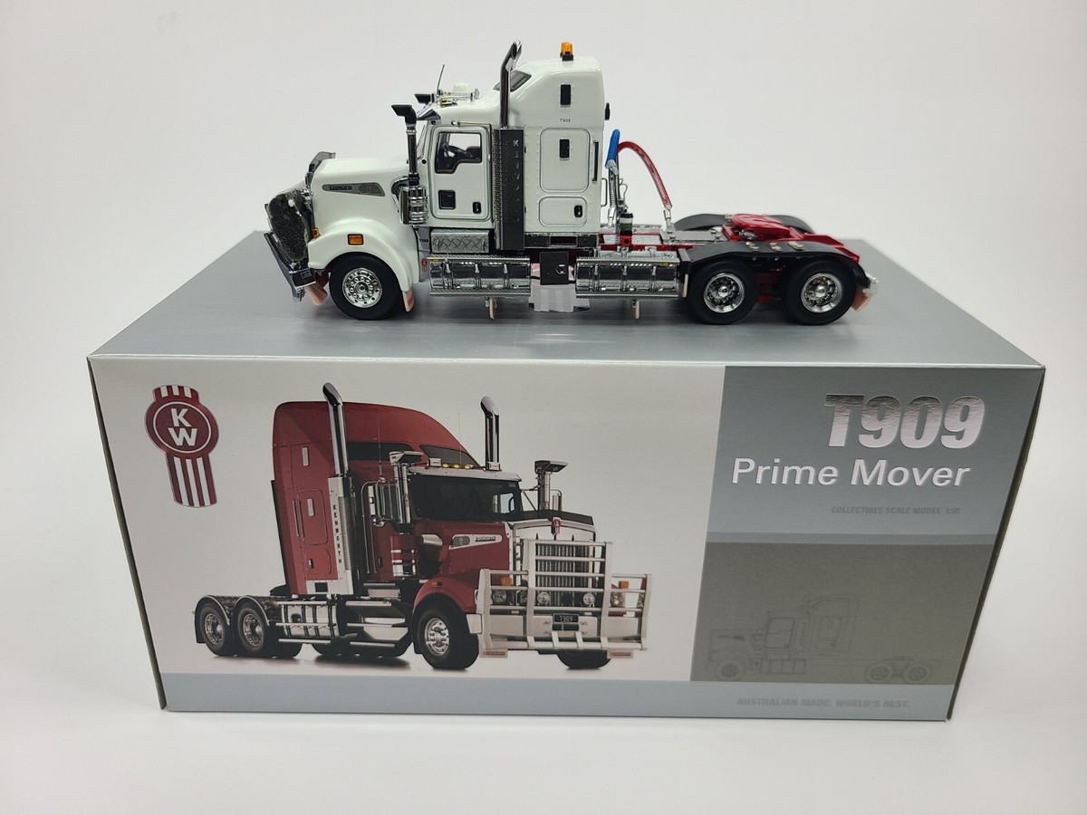 Kenworth T909 Prime Mover Truck - White - Drake 1:50 Scale Model