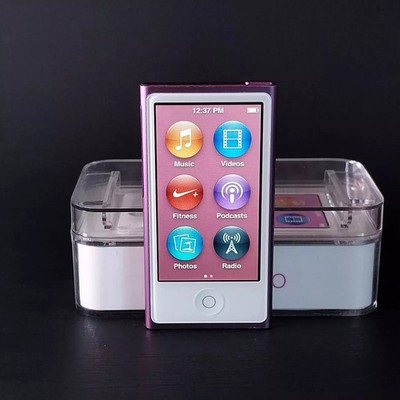 Apple iPod Nano 7th Generation 16GB MP3 Player - Purple for sale