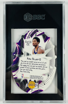 1999-00 Skybox Apex #5CE KOBE BRYANT Cutting Edge Die-Cut Graded