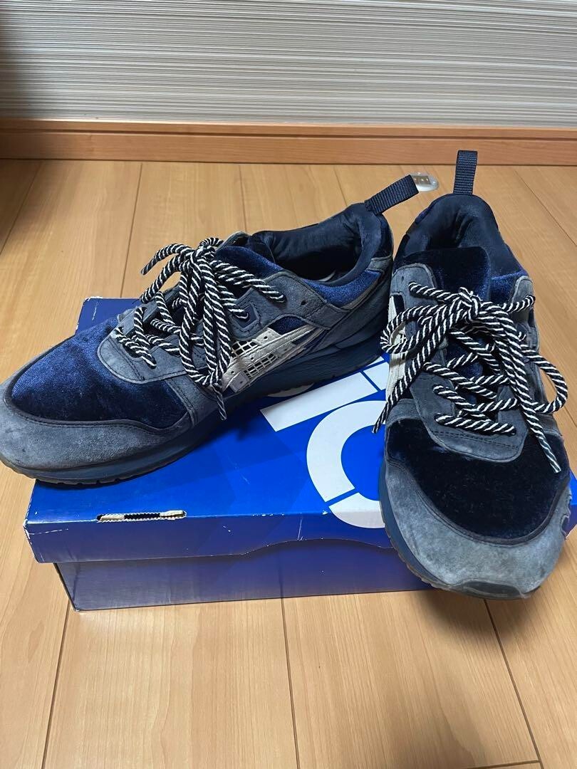 ASICS Gel-Lyte III Beams x Mita Souvenir Jacket Navy HQ725 27.5cm