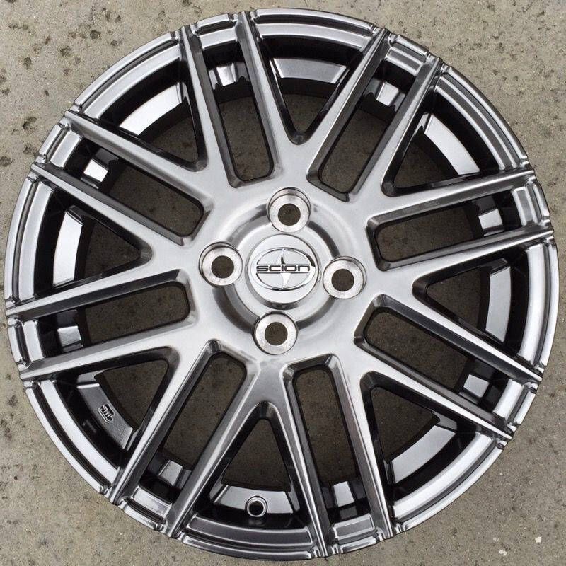 New OEM Scion Scion iQ Set of 4 8-Spoke 16 x 6 Inch Alloy Wheels