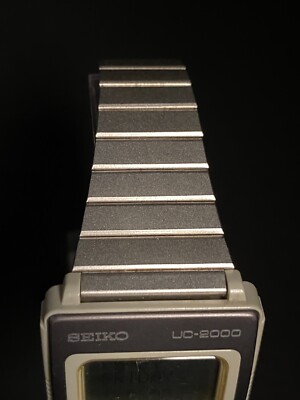 SEIKO Vintage UC-2000 UW01-0010 Digital QZ 1983 Rare watch Working