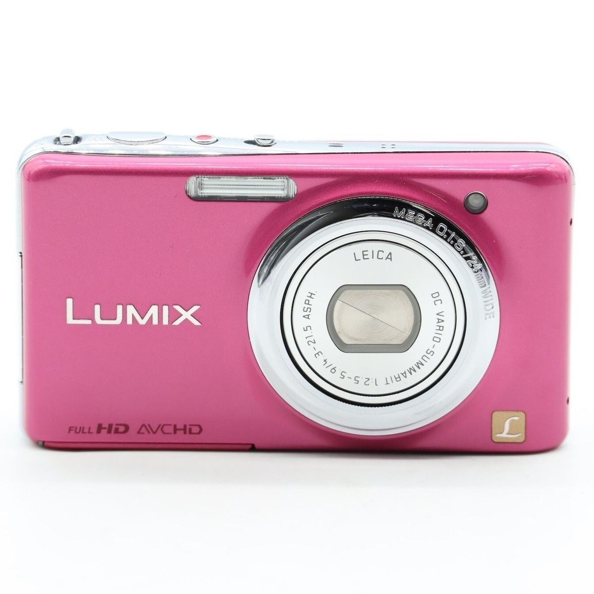 Panasonic Lumix Digital Camera Glamorous Pink Dmc-Fx77-P From JP