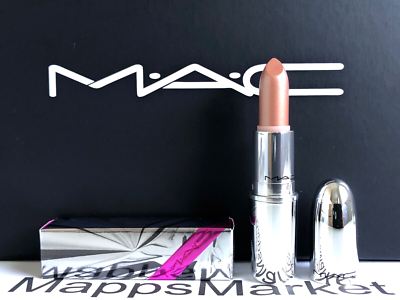 MAC Shiny Pretty Things Lipstick At Leisure, Babetown, Both Cheeks