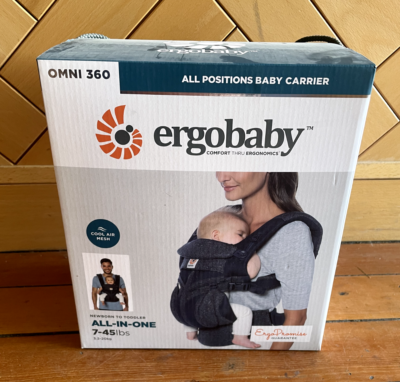 Open Box Ergobaby Omni 360 All-in-One Carrier - Blue Tweed | eBay
