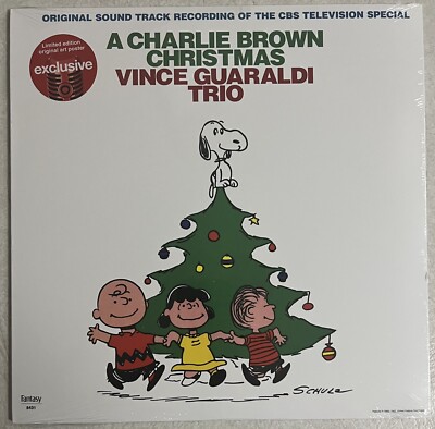 A CHARLIE BROWN CHRISTMAS LP WITH EXCLUSIVE ART POSTER TARGET