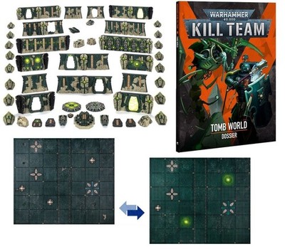 KILLZONE TOMB WORLD TERRAIN + Board, Dossier, Cards Warhammer Kill