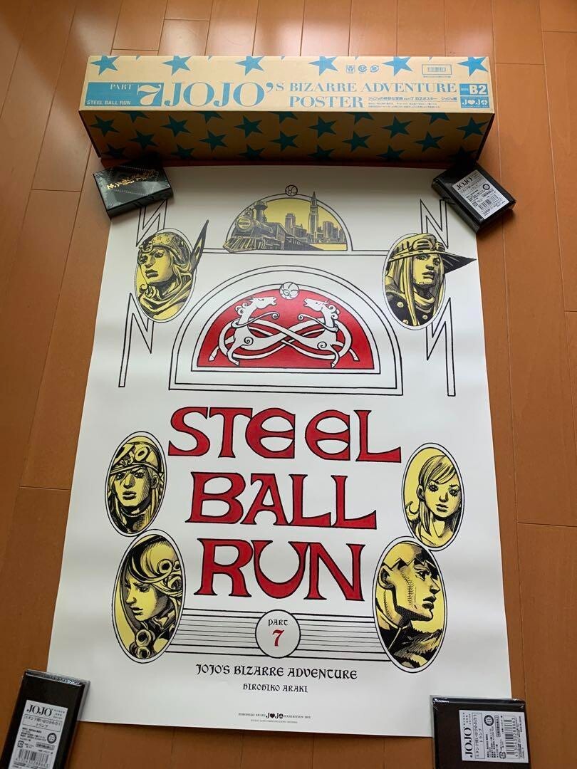 JOJO's Bizarre Adventure Part 7 Steel Ball Run Poster B2
