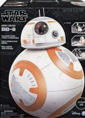 Star Wars Hero Droid BB-8 Fully Interactive Remote Control Movie