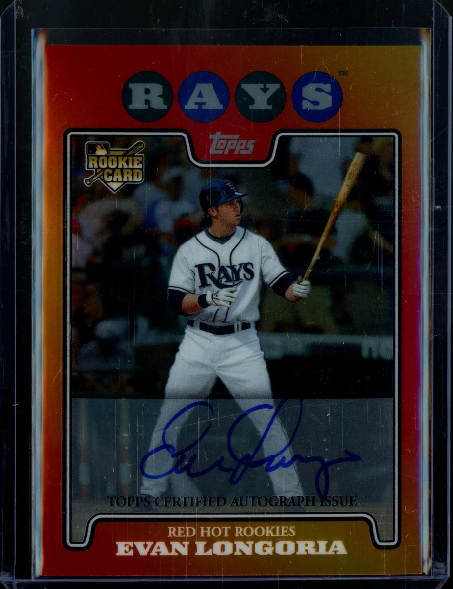 Evan Longoria Autographed Baseball Sports Trading Cards