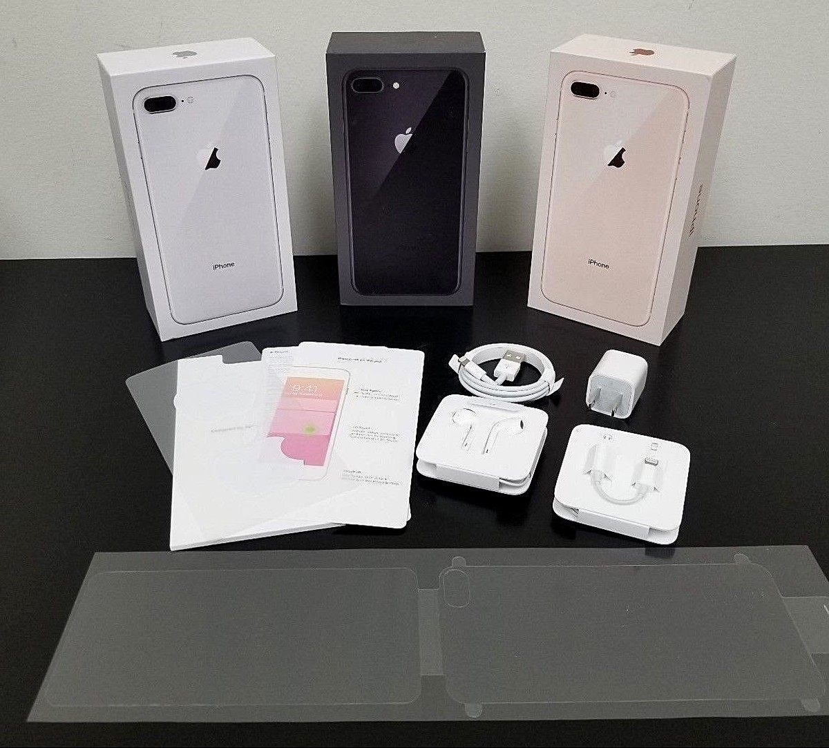 Apple iPhone 8 or 8 Plus Original Box with All OEM Accessories