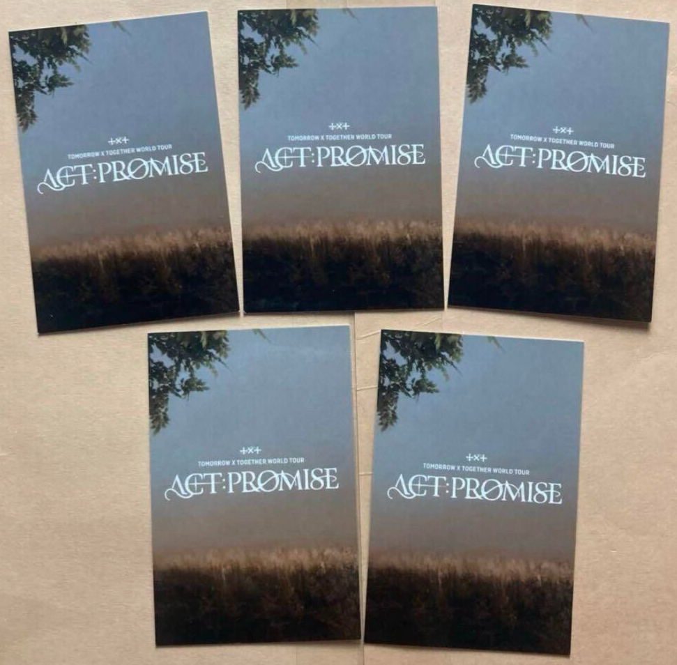 TXT MOA ZONE ACT: PROMISE ENCORE in Seoul Official Photocard | eBay