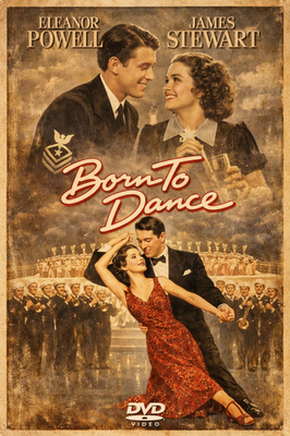 BORN TO DANCE (1936) James Stewart, Public Domain DVD NO CASE