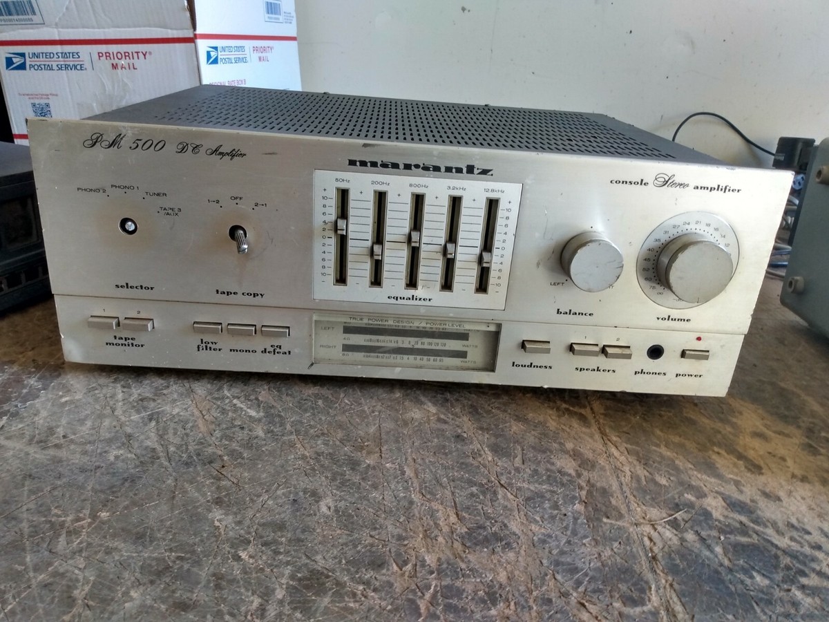 VINTAGE MARANTZ PM500 DC POWER AMPLIFIER | eBay