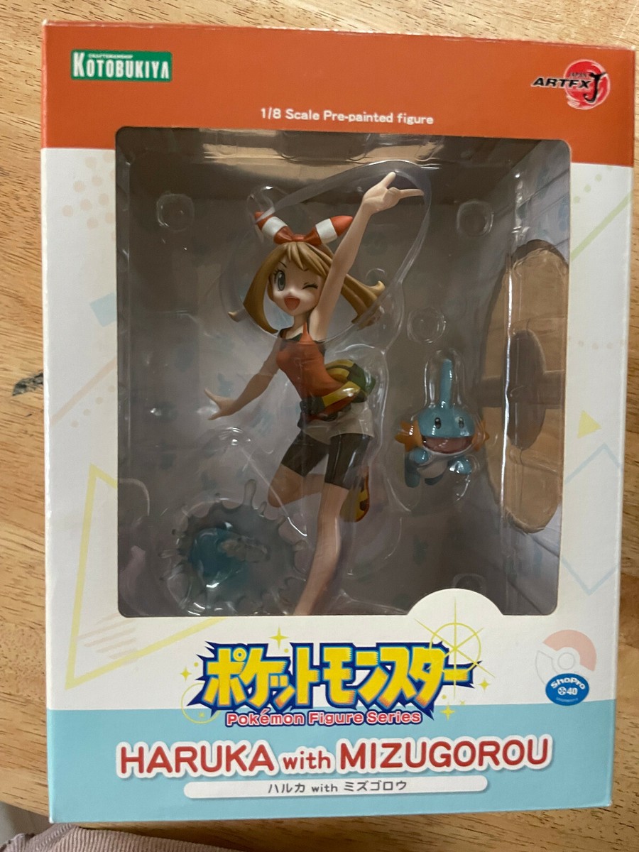 May (Haruka) & Mudkip Pokemon ARTFX J Figure Kotobukiya Authentic