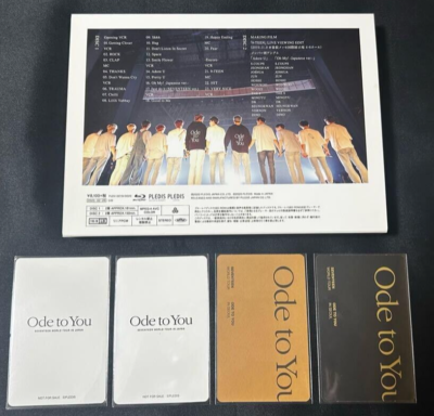 SEVENTEEN WONWOO Ode to you in Japan Blu-ray 4 photocards Set DVD