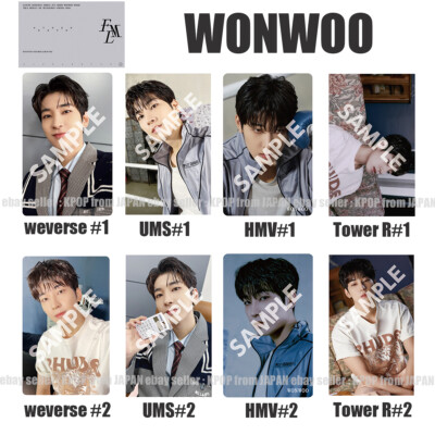 WONWOO SEVENTEEN FML POB photocard CARAT weverse UMS HMV Tower