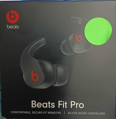 Beats Fit Pro True Wireless Bluetooth Earbuds- Black-Open Box