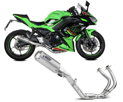 Full System Exhaust Mivv MK3 Stainless Steel KAWASAKI NINJA 650