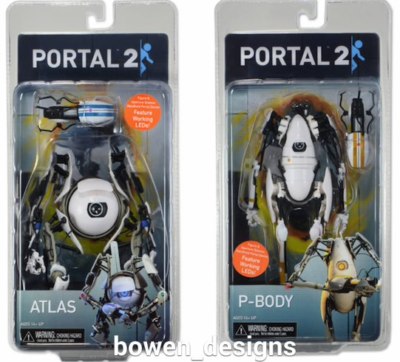 2体】Portal 2 ATLAS & P-BODY ポータル2 フィギュア These Portal 2