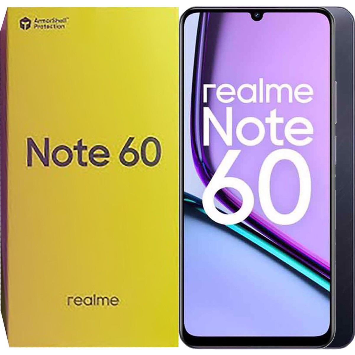 Realme Note 60 4G Marble Black 128GB + 6GB Dual-SIM Factory