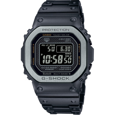 G-SHOCK GMW-B5000MB-1JF Multi-Finished Matte Black Full Metal