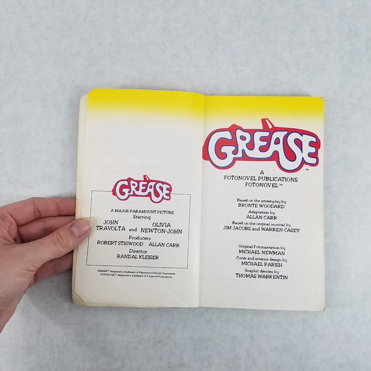 Grease The Fotonovel 1st Edition 1978 for sale online | eBay