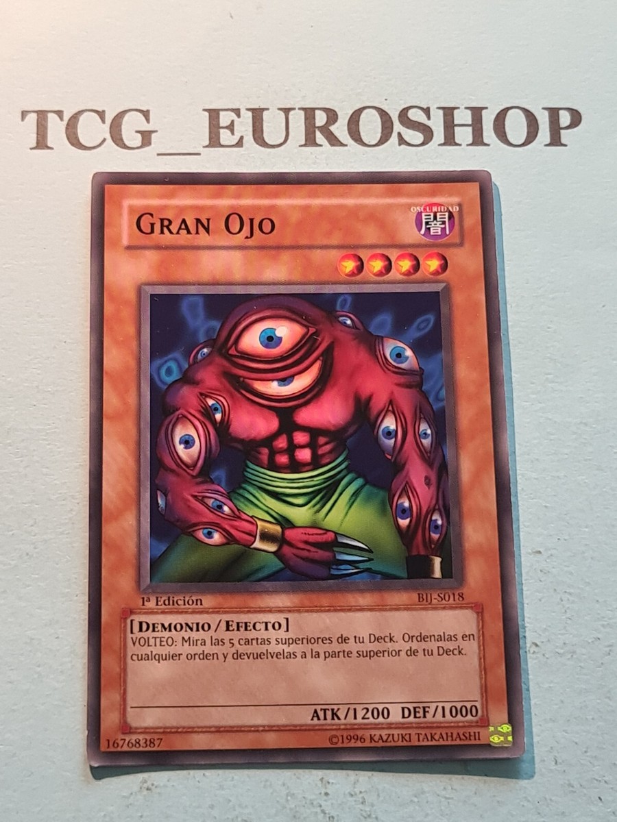 Big Eye○YUGIOH○BIJ○2003○COMMON○SPANISH○1st EDITION○NM