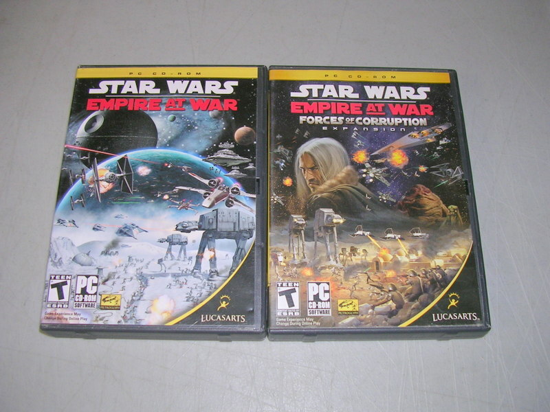STAR WARS EMPIRE AT WAR & Forces of Corruption Expansion (PC Game