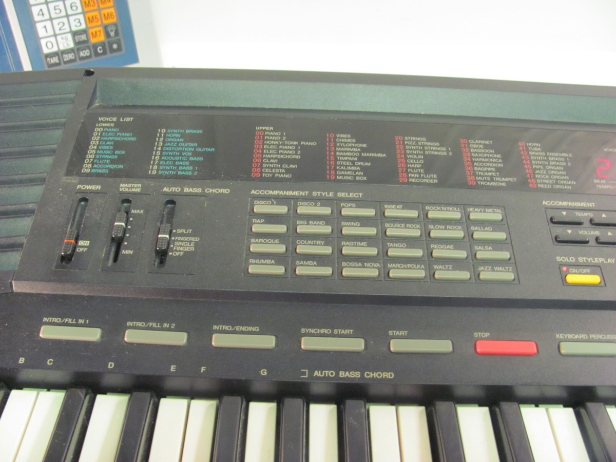 YAMAHA PSR-37 Portable Keyboard - Voice Bank, 5050 Dual Voices