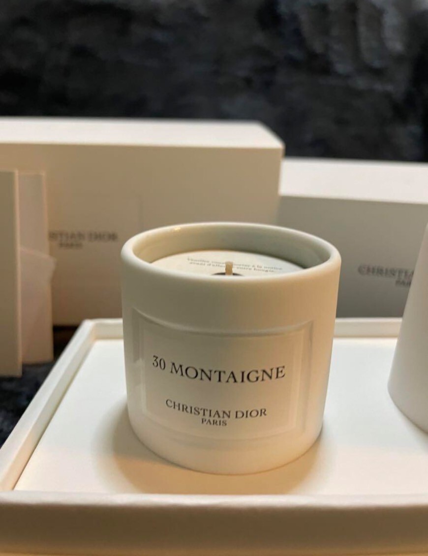 Christian Dior Mini Candle Set 30 Montaigne & The Osmanthus With